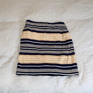 Ann Taylor Striped Skirt 00P
